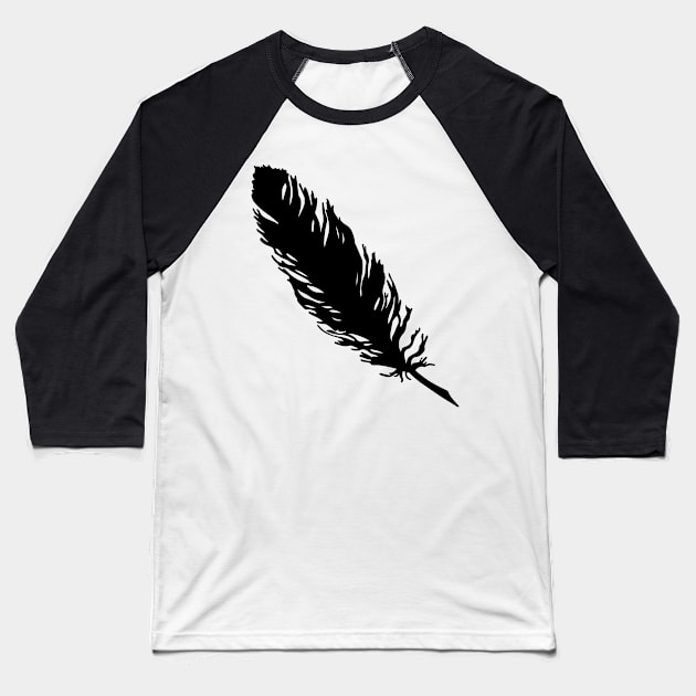 Feather Baseball T-Shirt by ShirtyLife